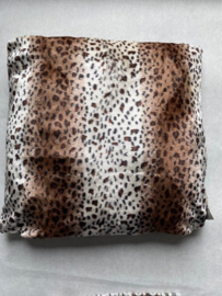 Kussenhoes Dutch Decor/Living@Home  Bruin/Offwhite Panter/Dieren