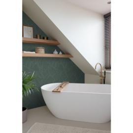 Esta Home Behang 130935 Bladeren Donker Groen