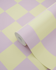Color Pop Esta Home Behang 131134 Ruit/Blok Motief/Gratis Lijm
