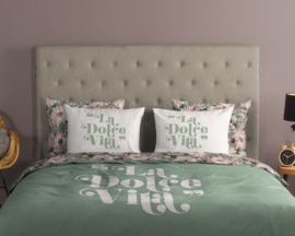 Muller Textiles Dekbedovertrek La Dolce Vita 33489/Groen/2 persoons