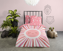 Muller Textiles Dekbedovertrek 32095 Sunny/Zon/Maan/Sterren/Good-Morning