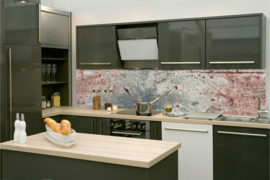 Dimex Zelfklevende keuken Achterwand KL-260-147 Rusty Painted Wall/Beton