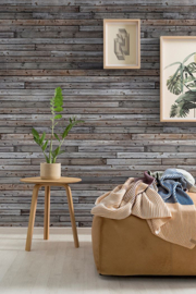 Dutch Wallcoverings One Roll One Motif Fotobehang A34801 Horizontal Wood/Hout