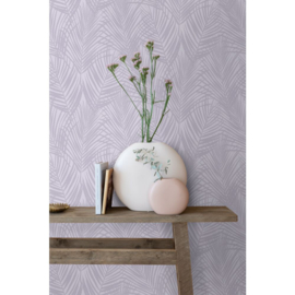 Esta Home Bloom Behang 160-139573 Palmbladeren/Lila Paars