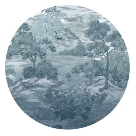 Dutch Wall Decor Fashion For Walls Cirkels 2554N-72 Fujiyama/Landschap