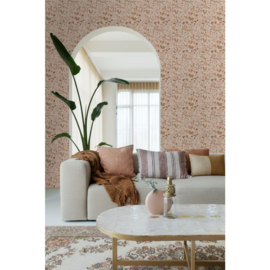 Esta Home Bloom Behang 139597 Veldbloemen/Terracotta Roze