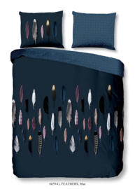 Muller Textiles Dekbedovertrek 6659-G feathers Blue/Veren/2 persoons