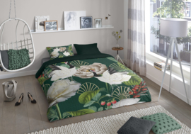 Muller Textiles Dekbedovertrek 2367 Luuk Green/Botanisch/Bloemen/Grafisch