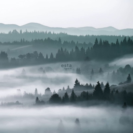 Esta Home Scandi Cool Fotobehang Foggy Mountains 158910 Mist/Bergen