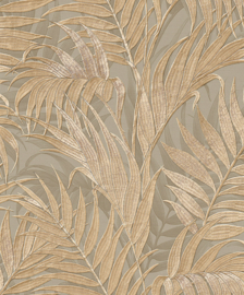 Dutch Wallcoverings Grace Behang GR322105 Tropical Palm Leaf Gold