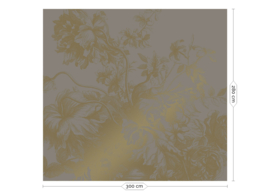 Dutch Wallcoverings Gold Collection Fotobehang MW-017 Engraved Flowers/Botanisch