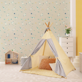 Hohenberger Great Kids Behang 26831 Super Space Dark Beige/Heelal