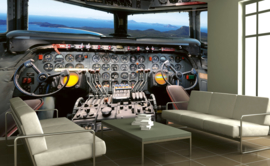 Dimex Fotobehang Cockpit View MS-5-0317 Vliegtuig/Industrieel