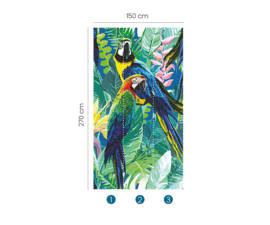 Erismann Zooom One Fotobehang 2518N-81 Cheeky Parrots/Papegaaien
