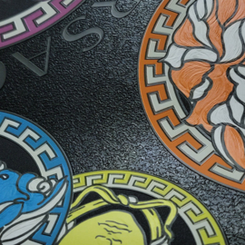 AS Creation Versace 5 Behang 38610-4 / 386104 Cirkels/Grieks Meander teken/Medusa