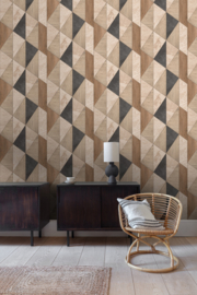 Dutch Wallcoverings Arcadia Behang A65103 Vigo/Ruit/Grafisch