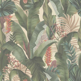 AS Creation Drawn Into Nature Behang 39435-1 / 394351  Bladeren/Palmbladeren