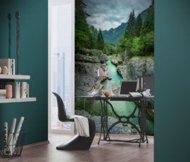 Erismann Zooom One Fotobehang 2527N-81 Green River/Landschap met beekje