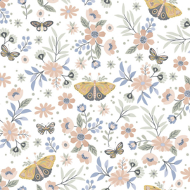 Dutch Wallcoverings My Kingdom Behang M581-05 Bloemen/Vlinders