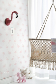 Esta Home  Little Bandits Behang 138918 Dieren/Flamingo