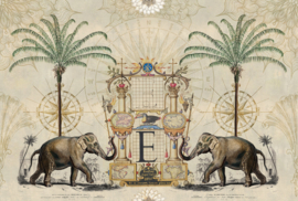 AS Creation Artist Fotobehang DD119737 Nostalgic Elephant/Olifant