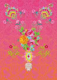 Behangexpresse Happy Living Fotobehang TD4033 Yoyo Panel/Bloemen