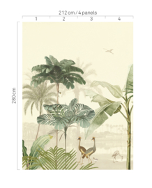 Eijffinger Oasis Fotobehang 317403 Lush Lagoon Small/Tropisch