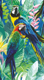 Erismann Zooom One Fotobehang 2518N-81 Cheeky Parrots/Papegaaien