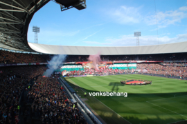 Fotobehang Feijenoord de Kuip Vuurwerk  Rotterdam