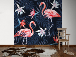 AS Creation Greenery Fotobehang DD116613 Tropical/Flamingo 2