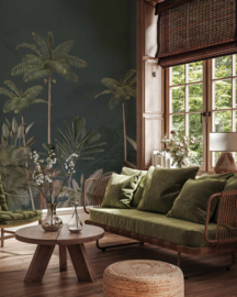 Annet Weelink Design Fotobehang 8785280858290 Tropical Wilderness Dark