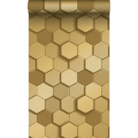 Origin 3D Reflections Behang 347971 Hexagon/Honingraat 3D