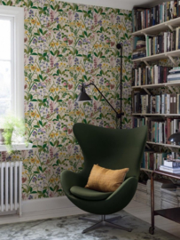 Boras Tapeter Icons Behang 1962  Bloemen/Gocken Jobs Ros och Lilja