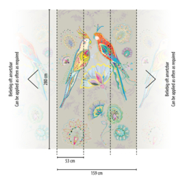 AS Creation House of Turnowsky Fotobehang 389112 Vogels/Papegaai