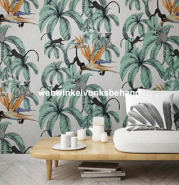 Marburg Smart Art Aspiration Fotobehang 46711 Leilani Grey/Botanisch