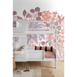 Esta Home Nieuw Fotobehang 159425 Tropische Bladeren/Terracotta