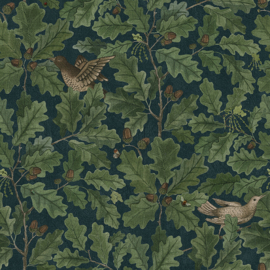 Boras Tapeter Icons Behang 2050 In the Oak/Eikenblad/Vogels