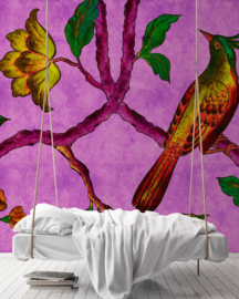 ASCreation Walls by Patel Fotobehang Bird of Paradise 2 DD113842 Vogel/Bloemen/Botanisch/Boomtak