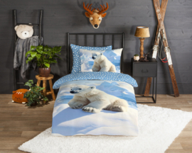 Muller Textiles Dekbedovertrek 33523 Emric/IJsbeer/Kids/1 Persoons