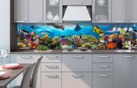 Dimex Zelfklevende Keuken Achterwand Fish KL-260-092 Vissen