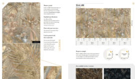 Muance Edition 3 Amber Collection Fotobehang Magari MU13013 Botanisch
