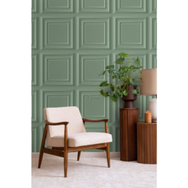 Origin 3D Reflections Behang 347830 Panelen/Panelling Grayish Green