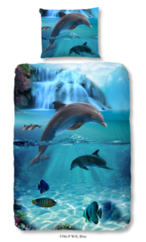 Muller Textiles Dekbedovertrek 5586-P Will Blue/Dolfijn/Vissen/Dieren