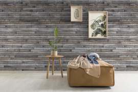 Dutch Wallcoverings One Roll One Motif Behang A34801 Horizontal Wood/Hout