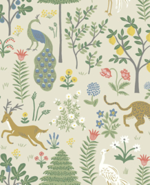 Eijffinger Rifle Paper Co. Behang RP7303 Menagerie/Bloemen/Dieren
