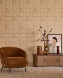 Eijffinger Calm Crafted Behang 363264 Geometrisch/Modern/Gratis lijm en verzending