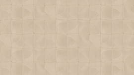 Arte Manila Behang 64534 Atlas Sand/Blokken patroon ( Gratis Universele Lijm en verzending binnen Nederland)