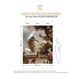Hohenberger Digital Murals 26989 Historisch Fotobehang/Papegaaien en Apen