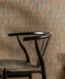 Emil & Hugo Contempo Behang 302324 Rhapsody Petrol Blue Gold/Textures