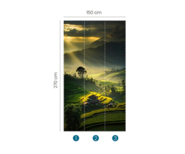Erismann Zooom One Fotobehang 2530N-81 Java/Landschap Indonesië